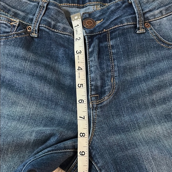 Maurices Blue Skinny Jeans with Lived-In Look - Picture 5 of 7